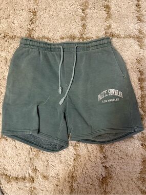 Pacific Sunwear Womens Green Drawstring Shorts